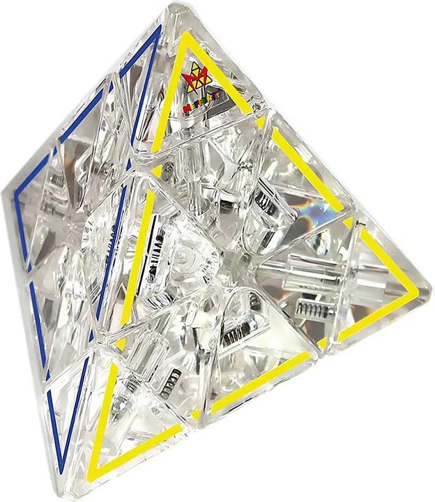 Immagine prodotto Recent Toys Crystal Pyraminx, d/f da 14 anni, 1 giocatore, puzzle rotante, allenatore di logica (Francese, Tedesco, 1 Giocatori)