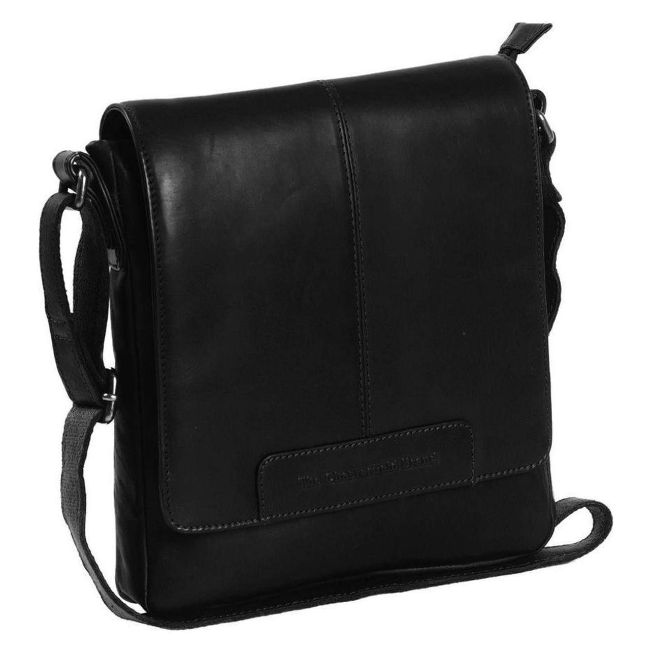 The Chesterfield Brand, Unisex, Handtasche, Wax Pull Up Umhängetasche Leder 22 Cm, Schwarz