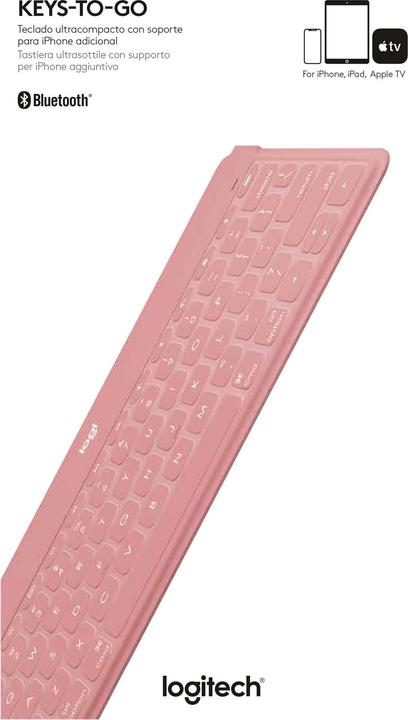 Actual product image Logitech Keys-To-Go (Eng. Int., iPad, iPhone, Apple TV)