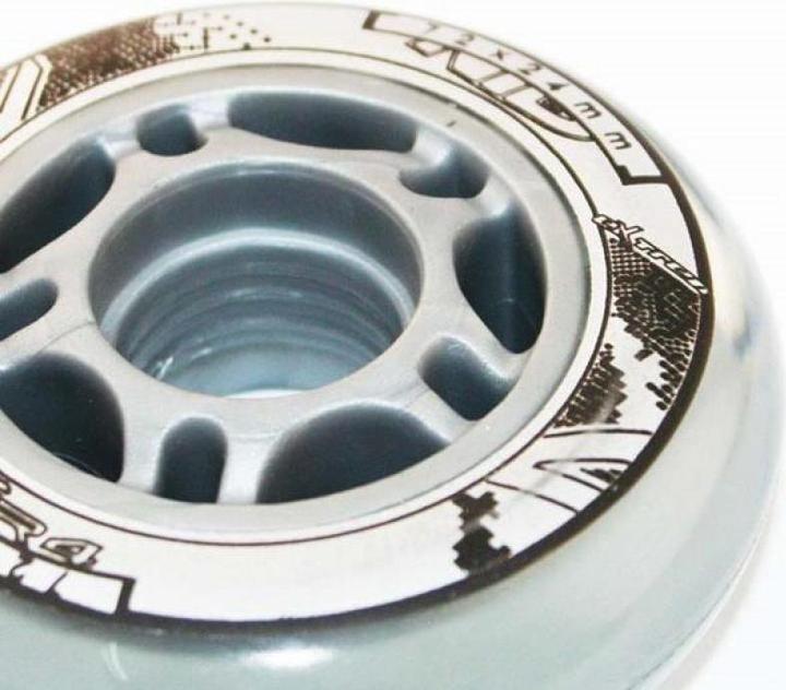 Produktbild Nils VE 72x24 82A TRANSPARENTE RÄDER (4 Stück) (72 mm, 82a)