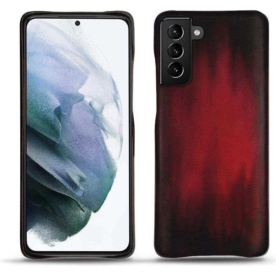 Noreve Lederschutzhülle (Samsung Galaxy S21+), Smartphone Hülle, Rot