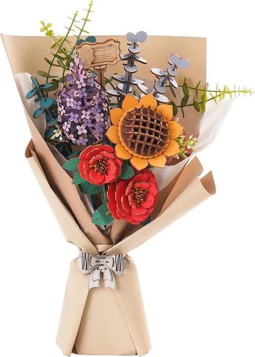 Actual product image Robotime Bouquet