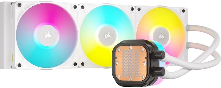 Corsair iCUE LINK TITAN 360 RX RGB White AIO, 360mm Radiator, Liquid CPU Cooler