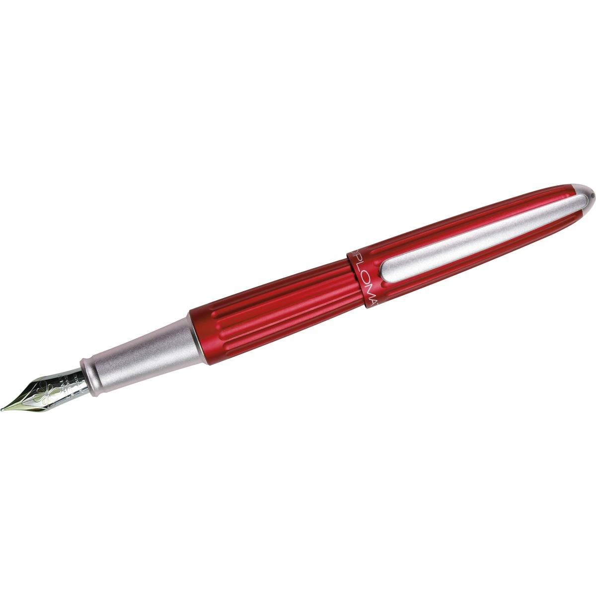 Diplomat, Schreibstifte, Füllhalter Aero rot 14 kt F (Rot, 1 x)