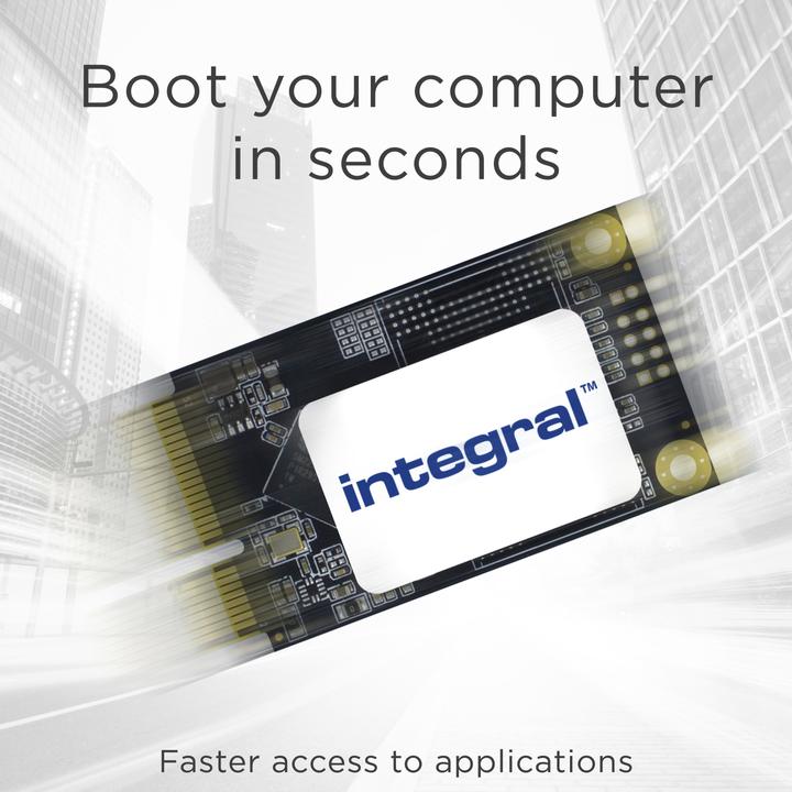 Produktbild Integral Memory Solid State-Laufwerk - 128 GB - intern - mSATA - SATA 6Gb/s (128 GB, mSATA)