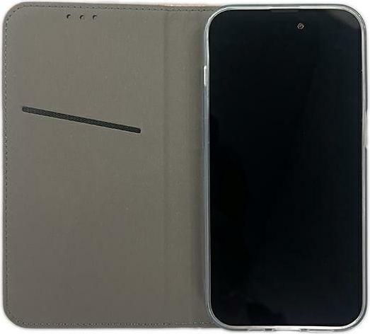 Actual product image No Name Case Smart Magnet book iPhone 15 Pro 6.1" różowo złoty/rose gold (Apple iPhone 15 Pro)