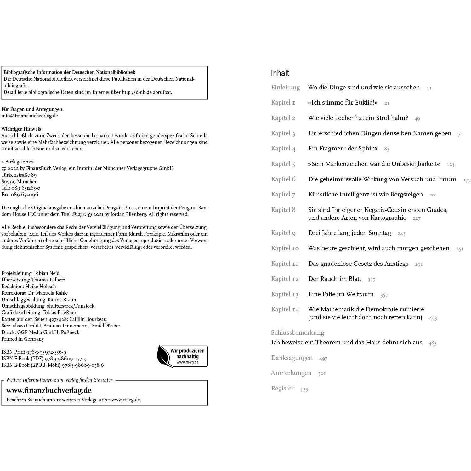 Thumbnail - Shape, Fachbücher von Jordan Ellenberg