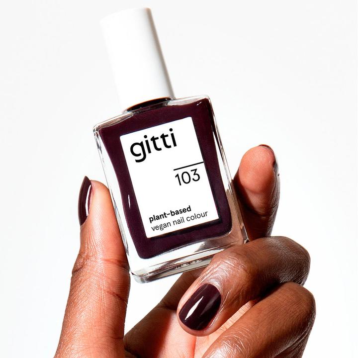 Image du produit Gitti no. 103 Nail Polish Aubergine (Aubergine, Vernis couleur)