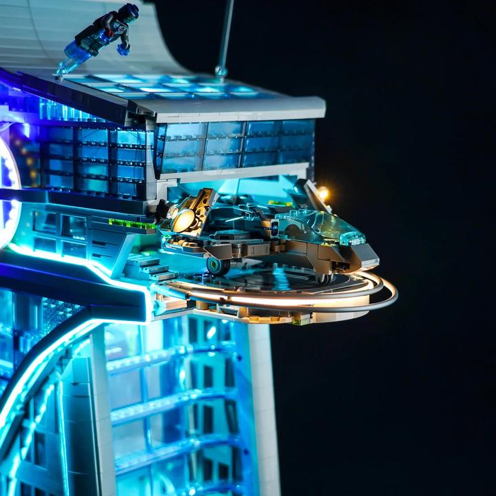 Image du produit BrickBling LED Licht Set für LEGO Avengers Tower (76269) inkl. Fernbedienung