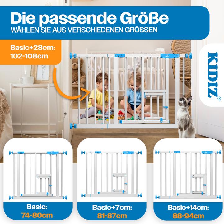 Produktbild Kesser Türschutzgitter Blau 74-87cm (74 - 87 cm)