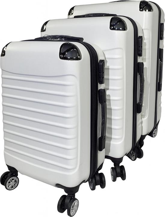 Actual product image HTI-Living 3-teiliges Hartschalen-Kofferset Wave stilvoll, robust und praktisch (100 l)