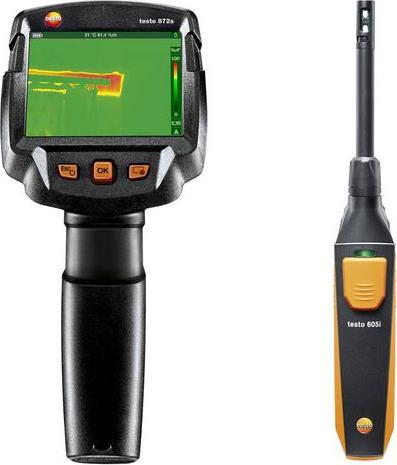 Image du produit Testo 872s Kit de diagnostic de construction Caméra thermique -30 à +650 °C 240 x 180 pixels 9 Hz