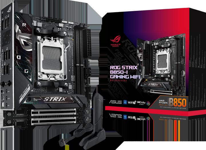 Produktbild ASUS ROG STRIX B850-I GAMING WIFI (AM5, AMD B850, Mini-ITX)