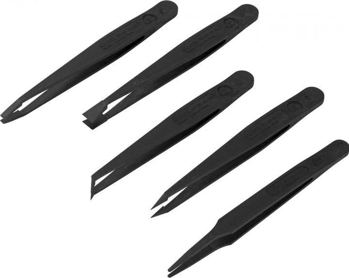 Actual product image Knipex Plastic Tweezers Set ESD