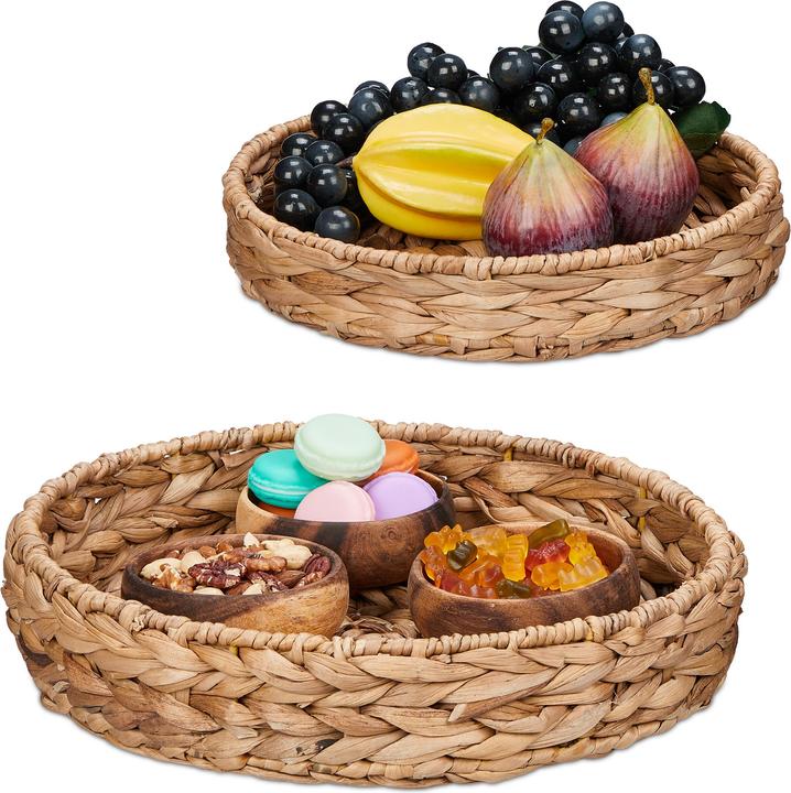 Produktbild Relaxdays 2-tlg. Tablett-Set