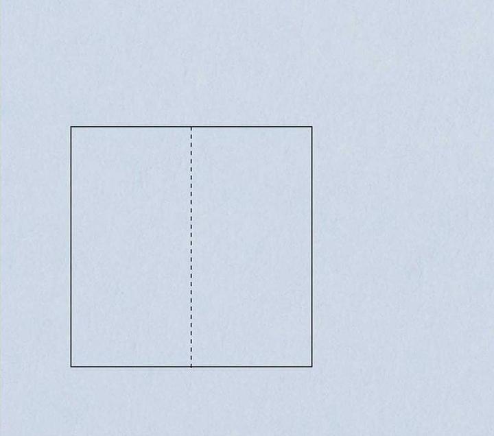 Image du produit Rico Design Paper Poetry Essentials DL Klappkarte lang A6, Hellblau (50 pcs)