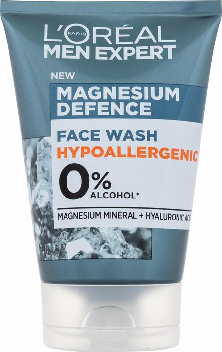 Immagine prodotto L'Oréal Paris L'Oral Paris - Men Expert Magnesium Defense (Face Wash) 100 ml Gel detergente per pelli sensibili (Gel detergente, 100 ml)