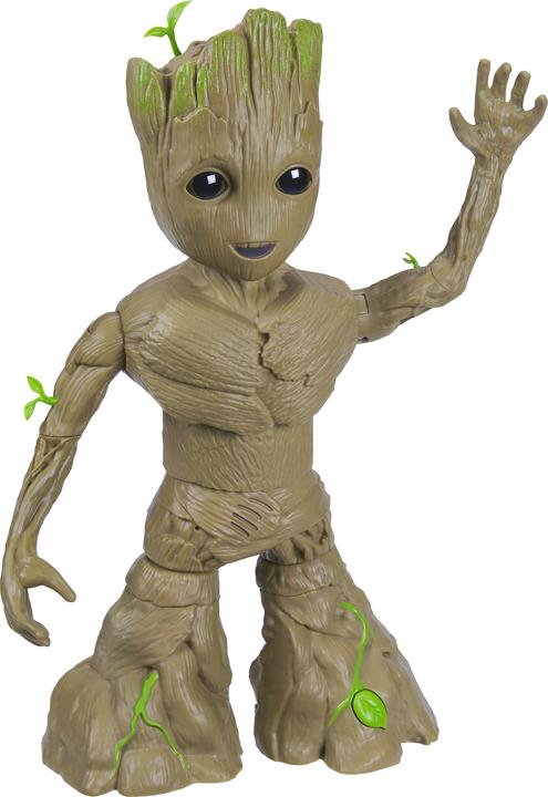 Image du produit Hasbro Marvel Studios Je suis Groot Groove 'N Grow Groot, figurine interactive de 34 cm, super-héros