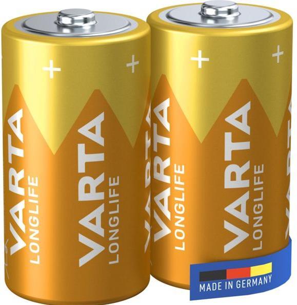 Actual product image Varta VAR Longlife C blister pack of 2 (2 pcs., R14, 7600 mAh)