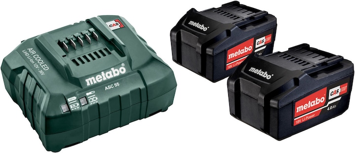 with 2x rechargeable batteries, Charging station