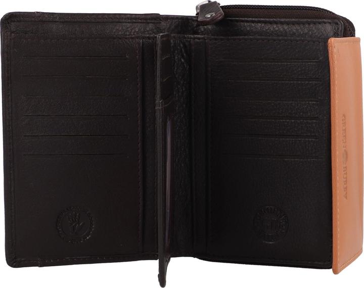 Produktbild Greenburry Nappa Geldbörse RFID Schutz Leder 14 cm