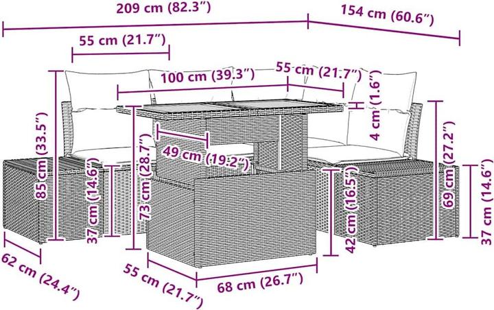 Produktbild vidaXL Jimmy