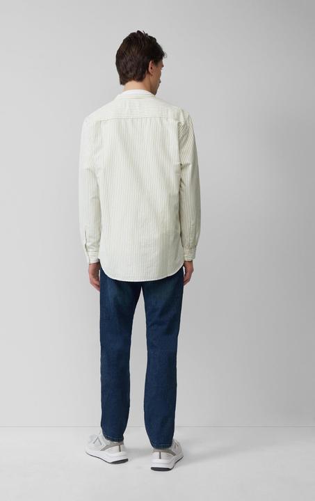 Produktbild S.Oliver Hemd Regular Fit: Gestreiftes Stehkragenhemd aus Baumwolle (L)