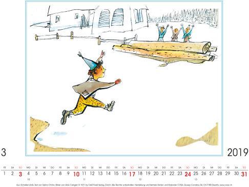 Produktbild Cosa Bildkalender Alois Carigiet