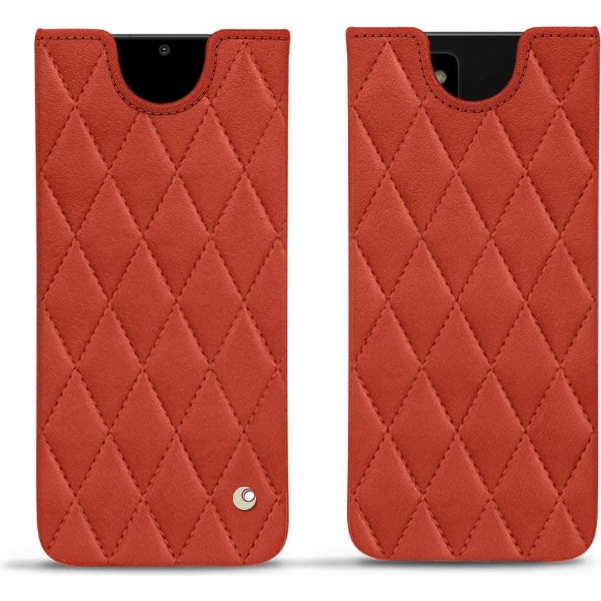 Noreve Lederschutzhülle (Samsung Galaxy Note 20 Ultra), Smartphone Hülle, Orange