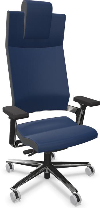 Leder Premium Königsblau, Poliert