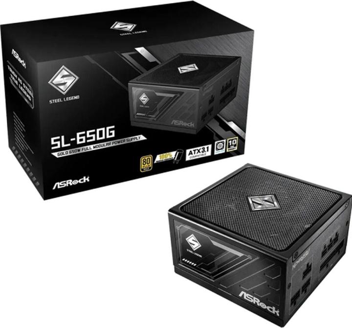Produktbild AsRock Steel Legend Netzteil 650W 80+ Gold (650 W)