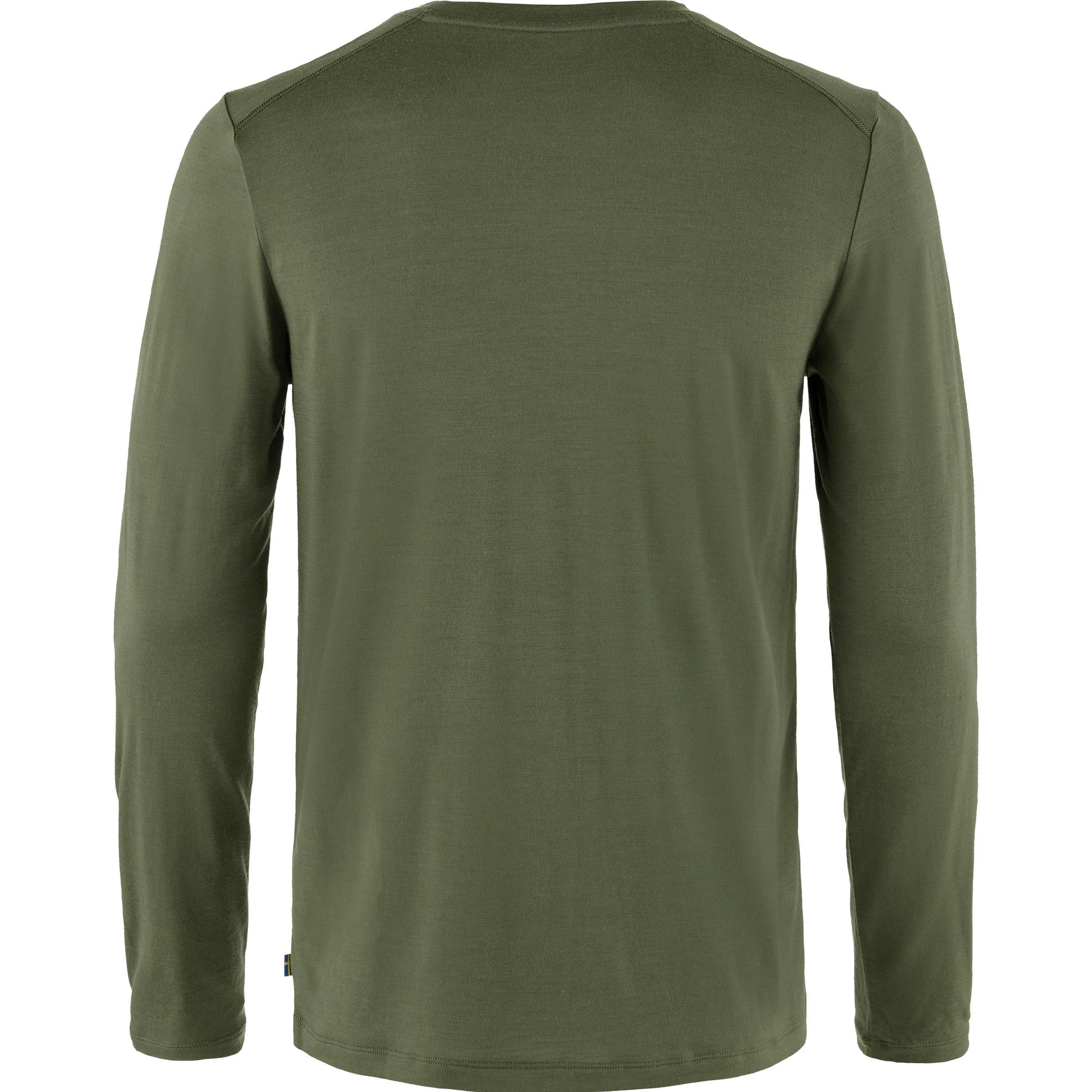 Fjällräven, Herren, Funktionsshirt, Abisko Wool (L), Grün, L