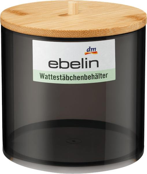 Immagine prodotto dm ebelin Contenitore per cotton fioc con coperchio in bambù