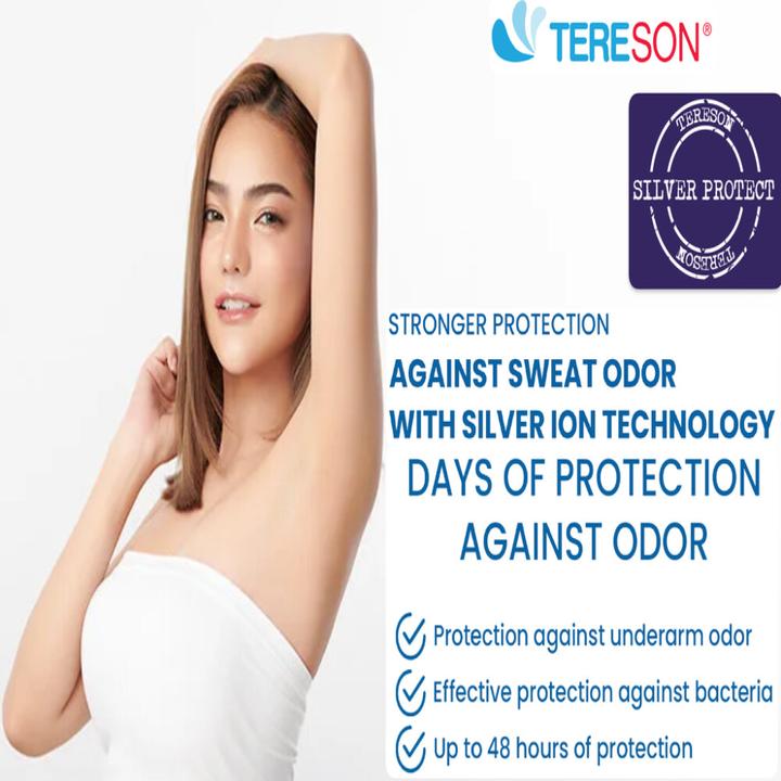 Actual product image Tereson Cream deodorant, long-term protection against body odour with silver ion formula (Crème, Spray)