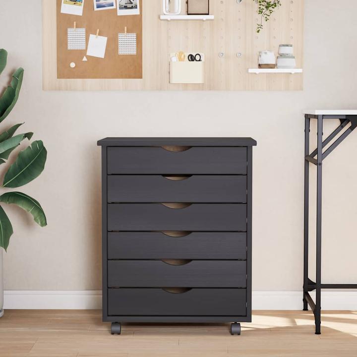 Produktbild vidaXL Rollschrank (53 x 39 x 65.50 cm)