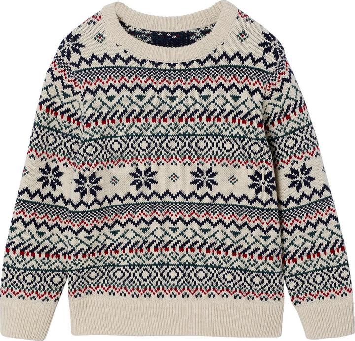 Produktbild Vertbaudet Jungen Jacquard-Pullover mit Rundhals (92, 98)
