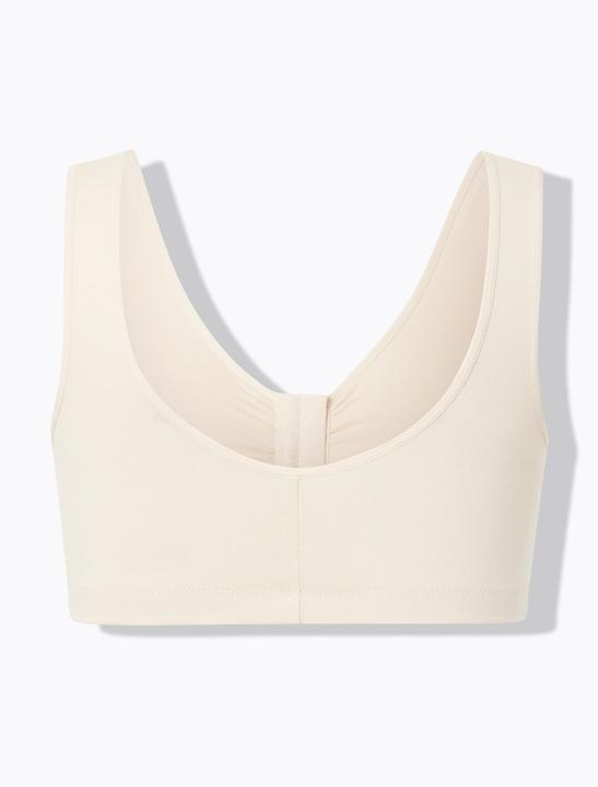 Actual product image Ulla Popken Front-fastened cotton bustier (Single pack, 100 D)