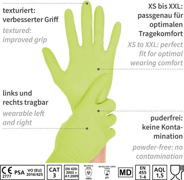 Image du produit Hygostar Gants en nitrile (XL)