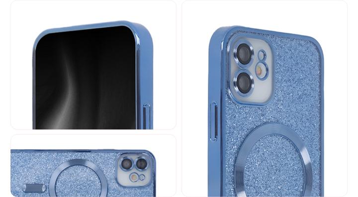 Produktbild Tecto Shield SparkleFlex Mag Case for iPhone 11 blue (Apple iPhone 11)