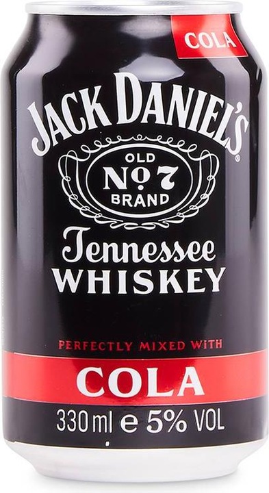 Produktbild Jack Daniel's Old No. 7 Tennessee Whisky & Cola (1 x 33 cl)