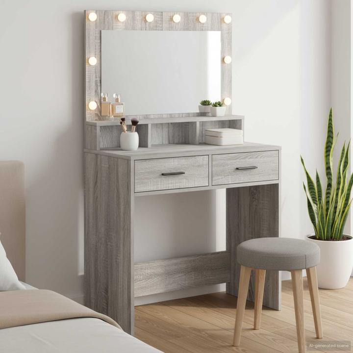 Actual product image vidaXL Schminktisch (79 x 41 x 135 cm)