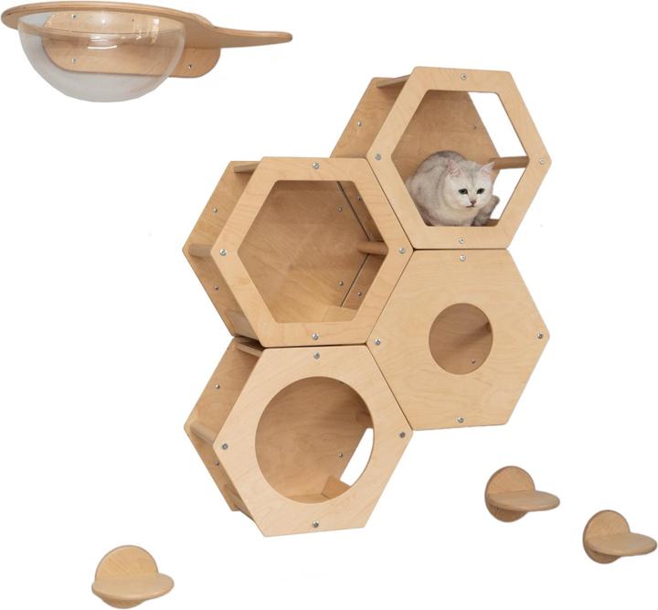 Produktbild Wowhelperco Kletterwand für Katzen (Natur)