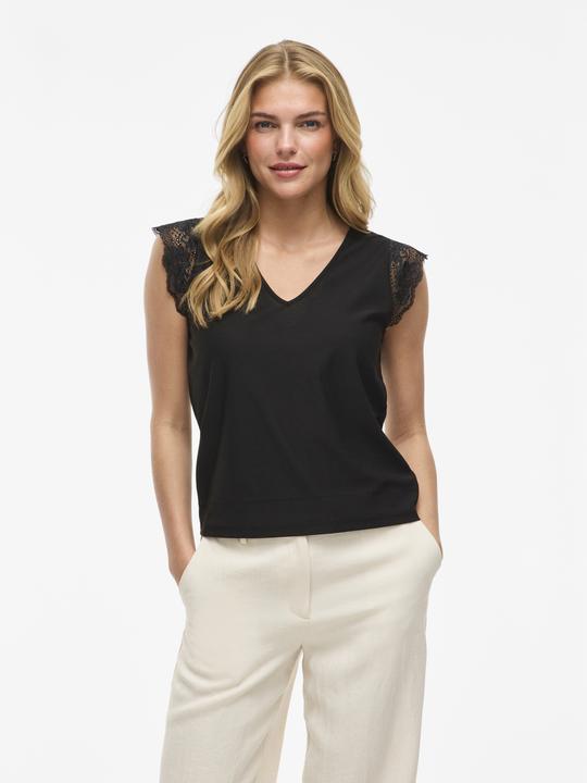 Immagine prodotto Vila VITRAV V-Ausschnitt Oberteil mit angeschnittenen Ärmeln (XL)