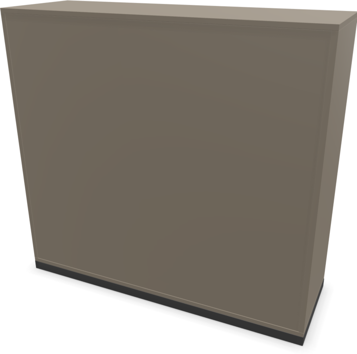 Actual product image Narbutas Choice sliding door cabinet (120 x 40 x 111.5 cm)