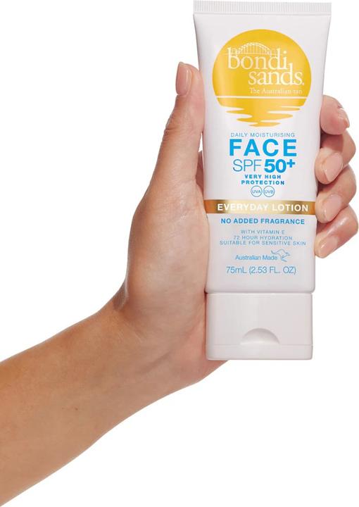 Actual product image Bondi Sands - Bs Spf 50+ Everyday Face Lotion (Sun cream face, SPF 50+, 75 ml)