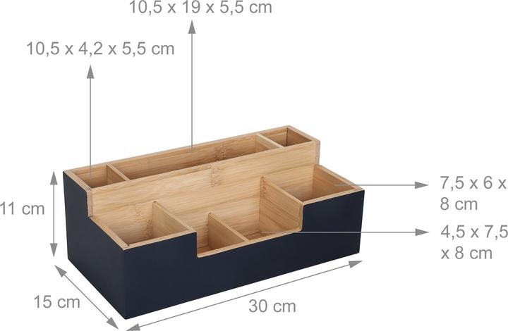 Image du produit Relaxdays Organisateur de bureau