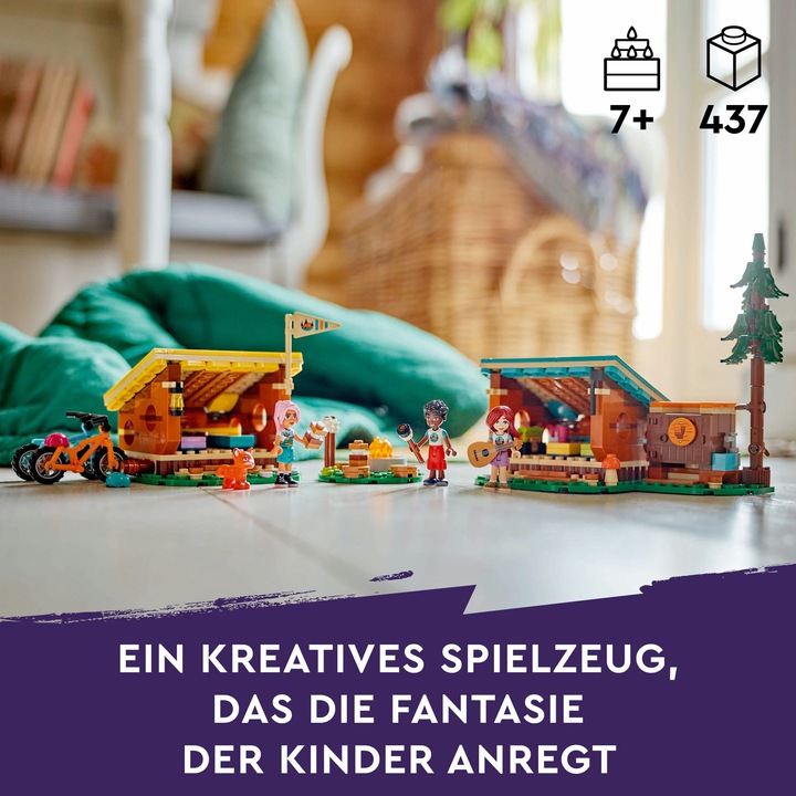 Produktbild LEGO Gemütliche Hütten im Abenteuercamp (42624, LEGO Friends)