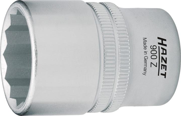 Produktbild HAZET Steckschlüsseleinsatz ∙ Doppelsechskant 900AZ-15/16 ∙ Vierkant12,5 mm (1/2 Zoll) ∙ Aussen Dopp… (15/16")