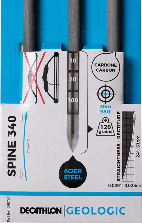 Produktbild Geologic Pfeil Zielschiessen Carbon 3er-Pack