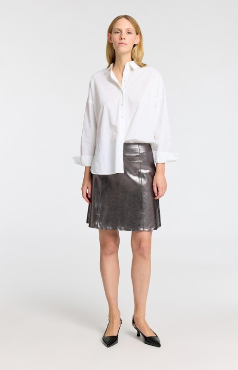 Produktbild Selected Femme Metallic Lederminirock (34)